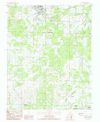 Download a high-resolution, GPS-compatible USGS topo map for Salem, AR (1984 edition)