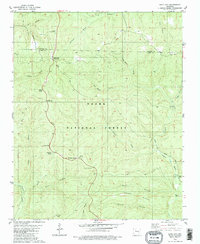preview thumbnail of historical topo map of Pope County, AR in 1980