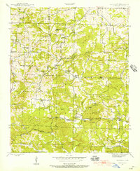 Download a high-resolution, GPS-compatible USGS topo map for Sandtown, AR (1956 edition)