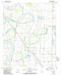 Download a high-resolution, GPS-compatible USGS topo map for Scott, AR (1987 edition)