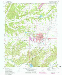 Download a high-resolution, GPS-compatible USGS topo map for Siloam Springs, AR (1982 edition)