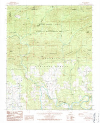 Download a high-resolution, GPS-compatible USGS topo map for Sims, AR (1986 edition)