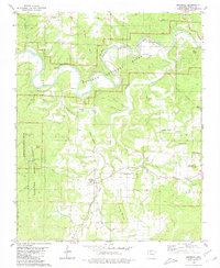 Download a high-resolution, GPS-compatible USGS topo map for Snowball, AR (1981 edition)