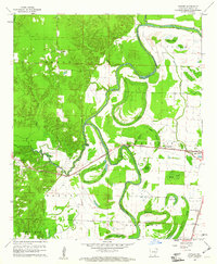 Download a high-resolution, GPS-compatible USGS topo map for Snyder, AR (1961 edition)