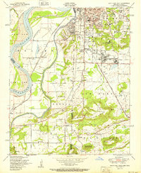 preview thumbnail of historical topo map of Sebastian County, AR in 1951