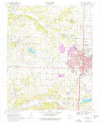 Download a high-resolution, GPS-compatible USGS topo map for Springdale, AR (1977 edition)