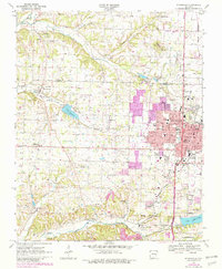 Download a high-resolution, GPS-compatible USGS topo map for Springdale, AR (1982 edition)