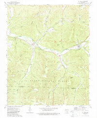 Download a high-resolution, GPS-compatible USGS topo map for St Paul, AR (1988 edition)