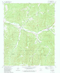 Download a high-resolution, GPS-compatible USGS topo map for St Paul, AR (1984 edition)