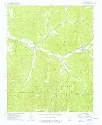 Download a high-resolution, GPS-compatible USGS topo map for St Paul, AR (1976 edition)