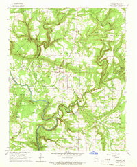 Download a high-resolution, GPS-compatible USGS topo map for Steprock, AR (1966 edition)