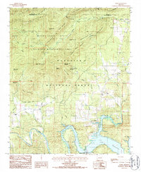 Download a high-resolution, GPS-compatible USGS topo map for Story, AR (1986 edition)