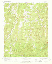 Download a high-resolution, GPS-compatible USGS topo map for Strickler, AR (1972 edition)