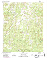Download a high-resolution, GPS-compatible USGS topo map for Strickler, AR (1983 edition)