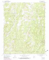 Download a high-resolution, GPS-compatible USGS topo map for Strickler, AR (1983 edition)