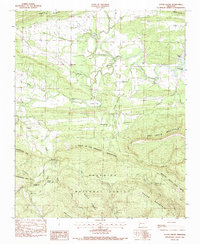 preview thumbnail of historical topo map of Logan County, AR in 1983