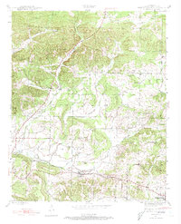 Download a high-resolution, GPS-compatible USGS topo map for Sulphur Rock, AR (1973 edition)