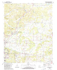 preview thumbnail of historical topo map of Sulphur Rock, AR in 1989