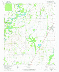 preview thumbnail of historical topo map of Jackson County, AR in 1980