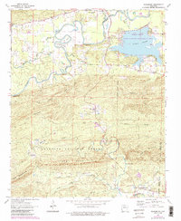 Download a high-resolution, GPS-compatible USGS topo map for Thornburg, AR (1984 edition)
