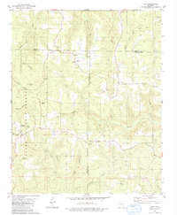 preview thumbnail of historical topo map of Pope County, AR in 1980