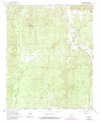 Download a high-resolution, GPS-compatible USGS topo map for Tulip, AR (1984 edition)