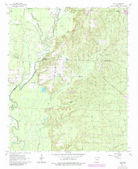 Download a high-resolution, GPS-compatible USGS topo map for Tull, AR (1984 edition)