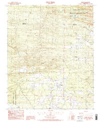 Download a high-resolution, GPS-compatible USGS topo map for Umpire, AR (1986 edition)