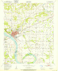 preview thumbnail of historical topo map of Van Buren, AR in 1951