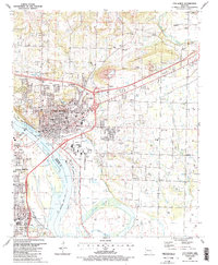 preview thumbnail of historical topo map of Van Buren, AR in 1987