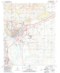 preview thumbnail of historical topo map of Van Buren, AR in 1987