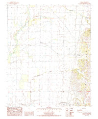 1984 Map of Vanndale, AR, 1985 Print