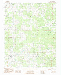 Download a high-resolution, GPS-compatible USGS topo map for Viola, AR (1984 edition)