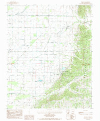 Download a high-resolution, GPS-compatible USGS topo map for Walcott, AR (1984 edition)