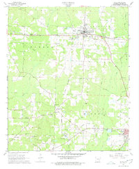Download a high-resolution, GPS-compatible USGS topo map for Waldo, AR (1978 edition)