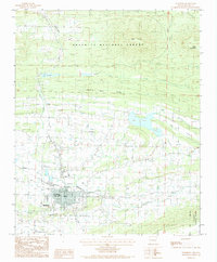 Download a high-resolution, GPS-compatible USGS topo map for Waldron, AR (1984 edition)