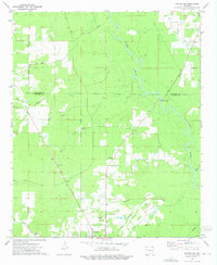 preview thumbnail of historical topo map of Bradley County, AR in 1973