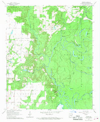 Download a high-resolution, GPS-compatible USGS topo map for Weber, AR (1968 edition)