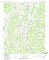 Download a high-resolution, GPS-compatible USGS topo map for West Fork, AR (1983 edition)