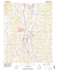 Download a high-resolution, GPS-compatible USGS topo map for West Fork, AR (1998 edition)
