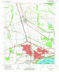 Download a high-resolution, GPS-compatible USGS topo map for West Memphis, AR (1967 edition)