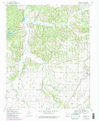 Download a high-resolution, GPS-compatible USGS topo map for Wheeler, AR (1983 edition)