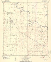 1951 Map of Alleene, AR