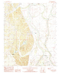 Download a high-resolution, GPS-compatible USGS topo map for Wittsburg, AR (1985 edition)