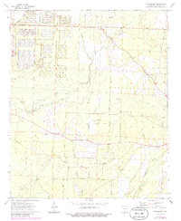 preview thumbnail of historical topo map of Calhoun County, AR in 1973