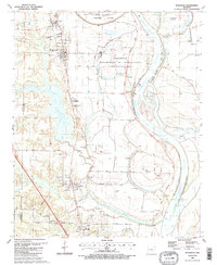 Download a high-resolution, GPS-compatible USGS topo map for Woodson, AR (1988 edition)