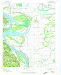 Download a high-resolution, GPS-compatible USGS topo map for Wright, AR (1972 edition)