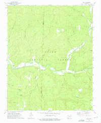 preview thumbnail of historical topo map of Johnson County, AR in 1973
