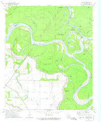 preview thumbnail of historical topo map of Desha County, AR in 1972
