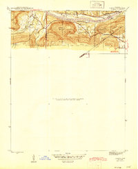 Download a high-resolution, GPS-compatible USGS topo map for Almond, AR (1945 edition)